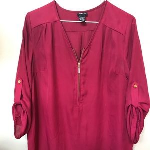 Maroon blouse
